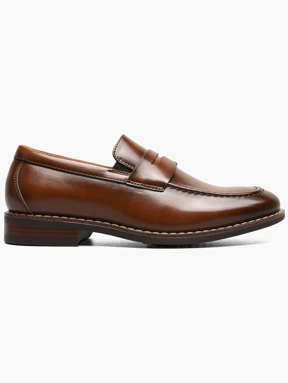 New Florshein Rucci Penny Loafers in Cognac